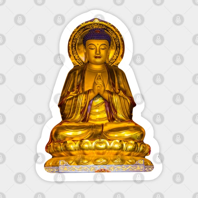 Golden Buddha Sticker by dalyndigaital2@gmail.com